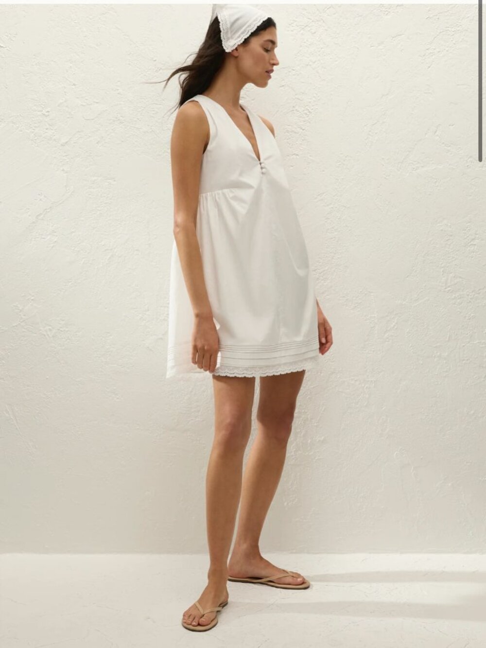 Faithfull Dion Mini Dress Fiore Lace White - Picture 4 of 5